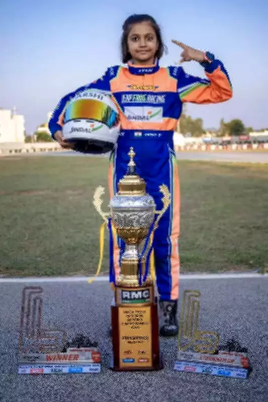 Faridabad's Nine-Year-Old Prodigy Arshi Gupta Makes Motorsport History