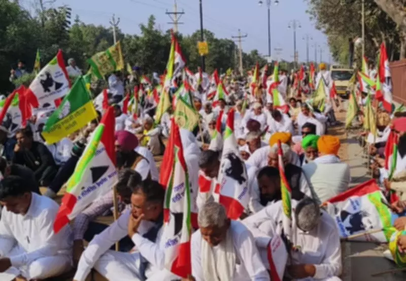 Farm Unions Launch 3-Day Protest in Kurukshetra, Haryana