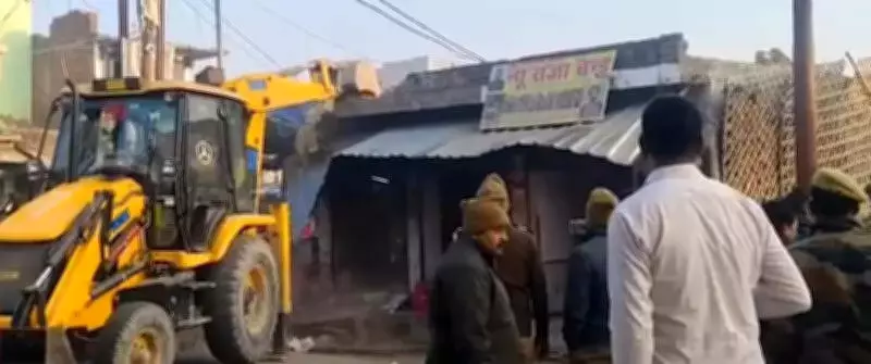 Farrukhabad Administration Demolishes Illegal Constructions Linked to Gang-Rape Accused