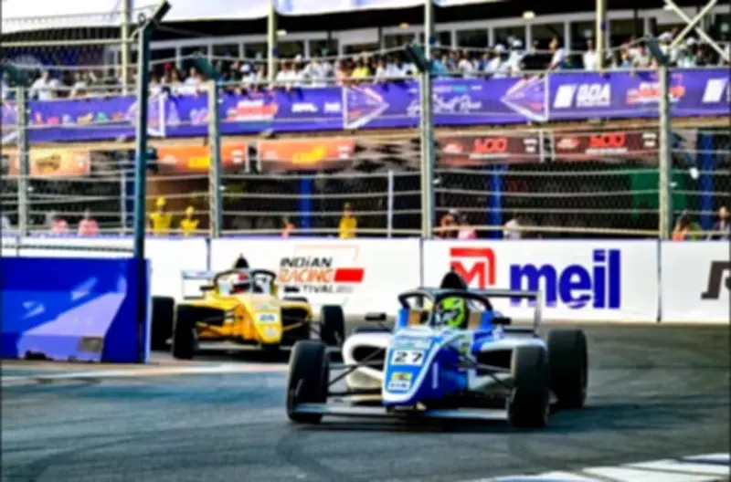 Fire Incident Overshadowed by Thrilling Racing Action at Indian Racing Festival in Goa