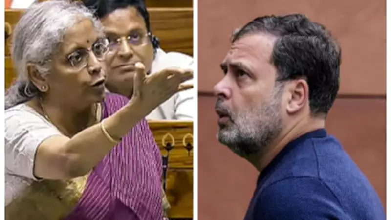 FM Nirmala Sitharaman Challenges Rahul Gandhi to Specify Budget 2026 Gaps