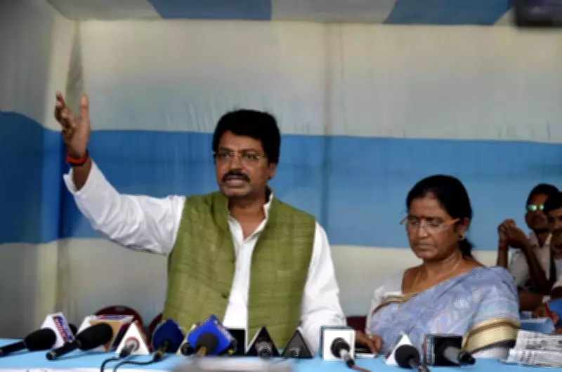 Former Jharkhand Congress Minister Yogendra Sao, Wife Arrested Over NTPC Protest