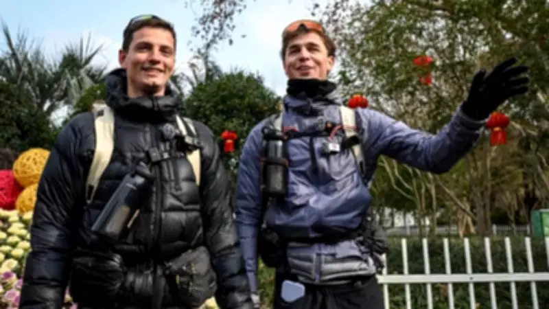French Duo Completes 16-Country Walk from France to Shanghai in 518 Days