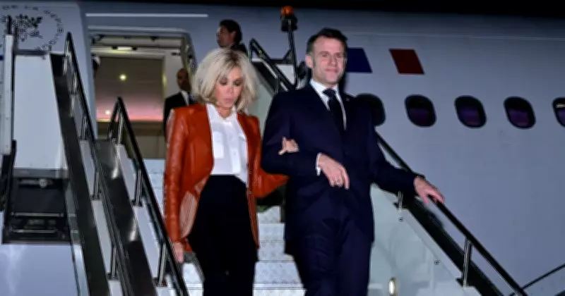 French President Macron Arrives in Mumbai for Strategic Talks with PM Modi