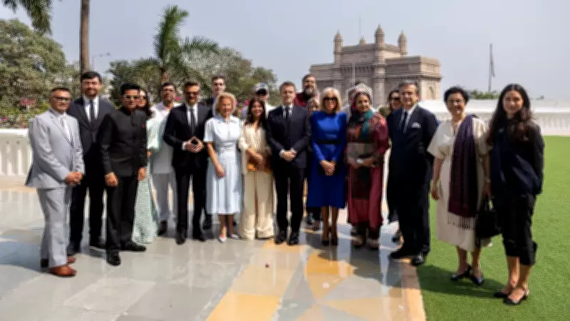 French President Macron Hosts Bollywood Stars Over Indian Lunch in Mumbai