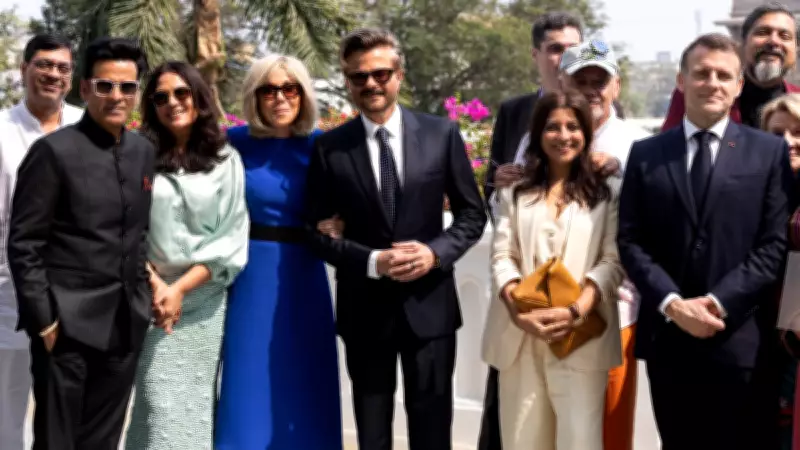 French President Macron Meets Bollywood Stars in Mumbai, Discusses Cultural Ties