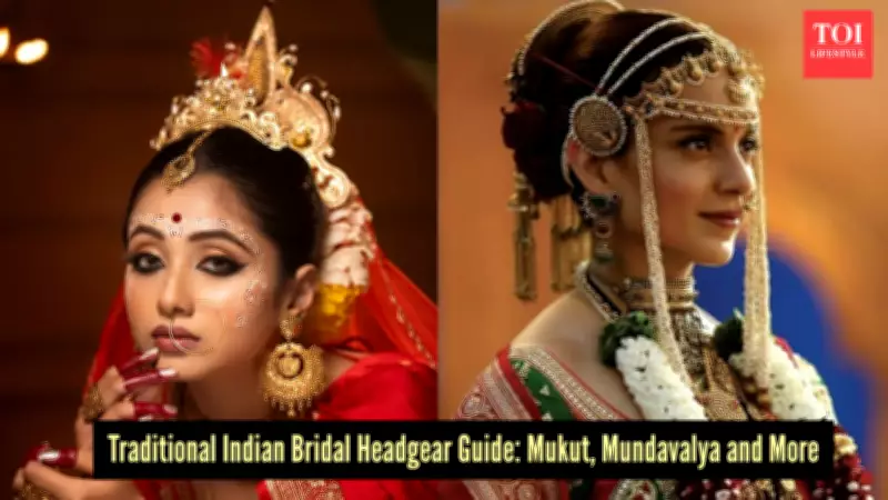 From Bengali Mukut to Marathi Mundavalya: 5 Stunning Traditional Bridal Headgears