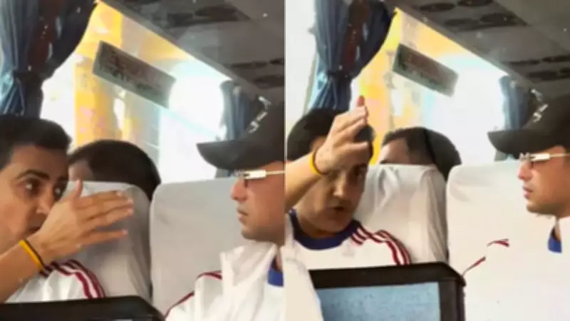 Gambhir's Intense Bus Chat with Abhishek Sharma Goes Viral Amid India's T20 World Cup Struggles