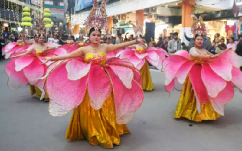 Global Hues Illuminate Mandi as International Cultural Parade Marks Shivratri
