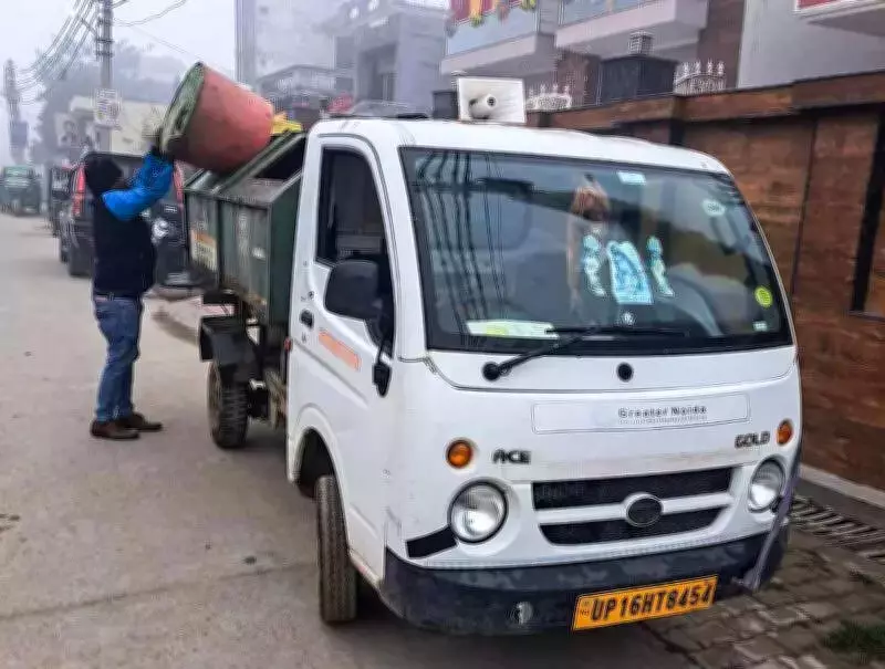 GNIDA Expands Door-to-Door Waste Collection to Badalpur Village for Zero-Waste Goal