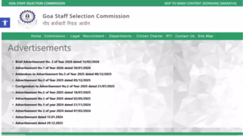 Goa Police Recruitment 2026: GSSC Announces 722 Group C Vacancies