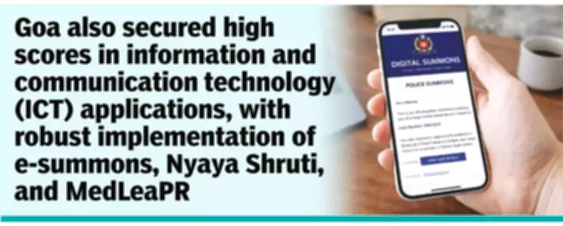 Goa Tops National Ranking for Implementing New Criminal Laws with 83.1% Score