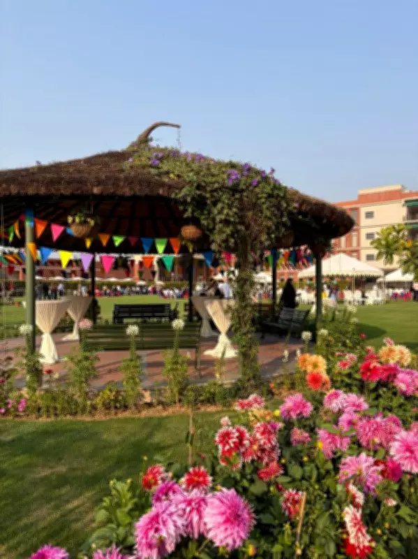 Golden Hues and Floral Views: Inside the Strawberry Fields Garden Party in New Chandigarh