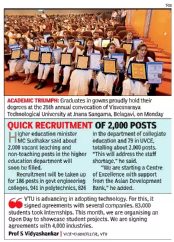 Governor Gehlot Highlights Karnataka's Tech Leadership at VTU Convocation