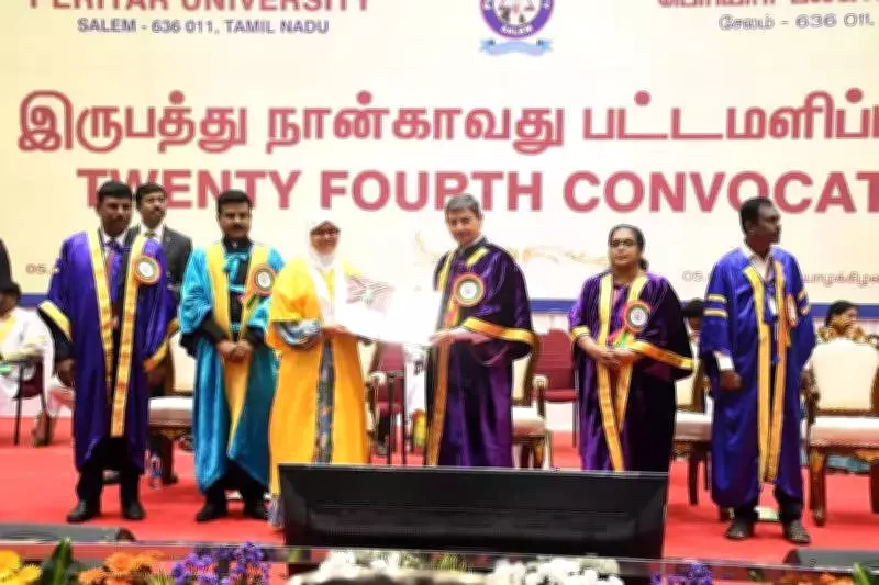 Governor R N Ravi Honors 468 Students at Periyar University Convocation