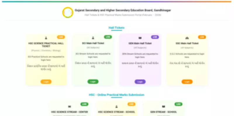 GSEB Releases 2026 SSC & HSC Hall Tickets: Download via Schools Only