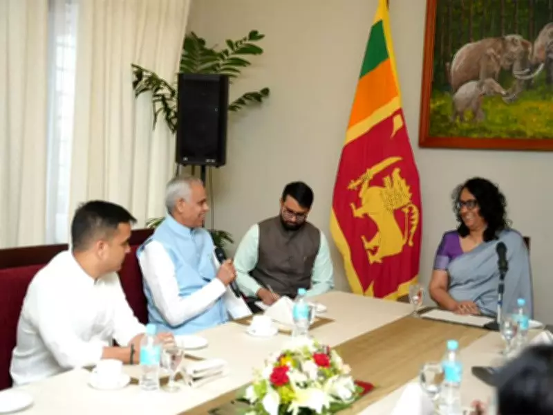 Gujarat Deputy CM Harsh Sanghavi Visits Sri Lanka to Strengthen Civilizational Ties