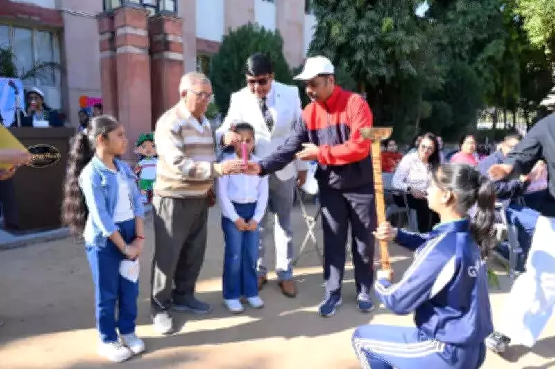 Gyan Vihar School's Annual Sports Day in Jaipur Celebrates Student and Parent Participation