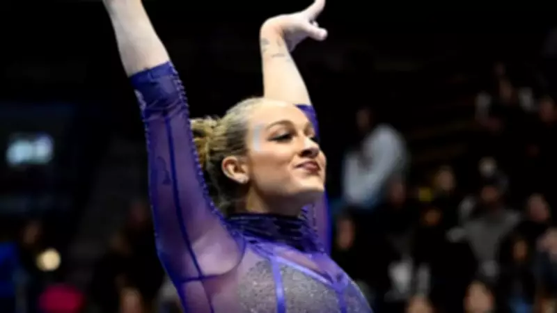 Gymnast Kielyn McCright Trends for Instagram Photos and College Beam Excellence