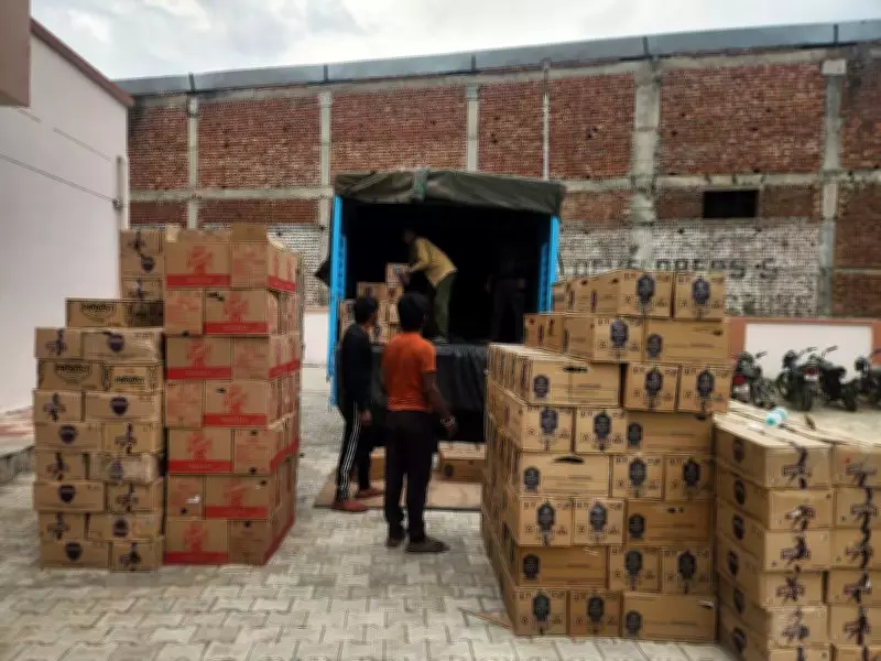 Haryana Police Seize 502 Liquor Boxes from Truck in Panipat, Arrest Two