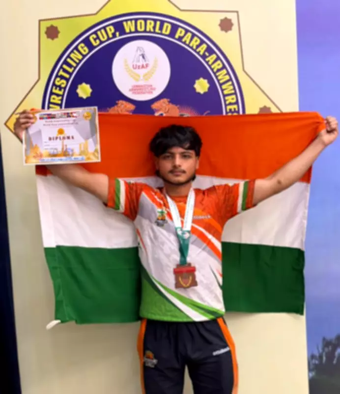 Haryana Teen, Self-Taught via YouTube, Wins Bronze at World Arm Wrestling Championship