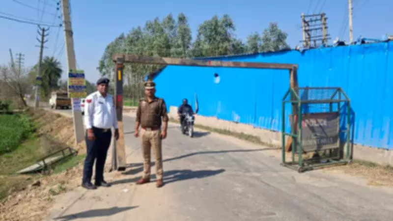 Height Gauge Installed on Rehod-Barwala Road to Prevent Overheight Vehicle Mishaps