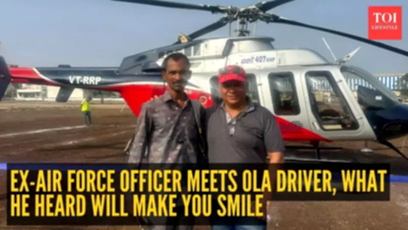 Helicopter Captain and Cab Driver's Viral Moment: A Tale of Mutual Respect and Pride