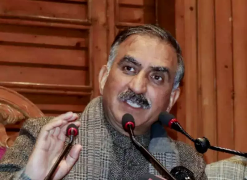 Himachal CM Sukhu Directs Education Dept to Protect Teacher Promotions in CBSE Schools