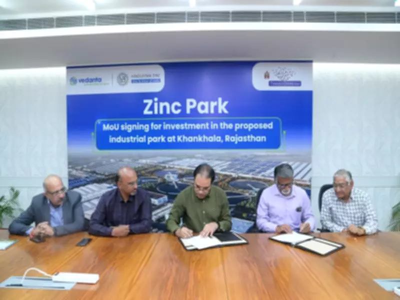 Hindustan Zinc Inks Pact with Tripura Group to Launch Key Rajasthan Unit