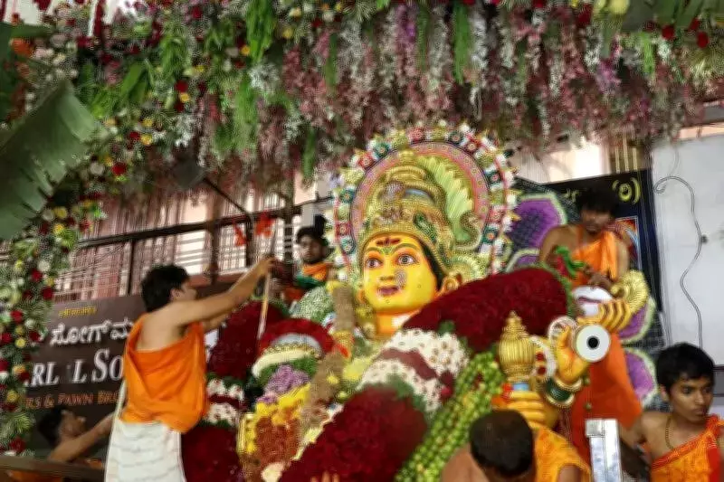 Historic Kote Marikamba Jatra Commences with Massive Devotee Turnout in Shivamogga