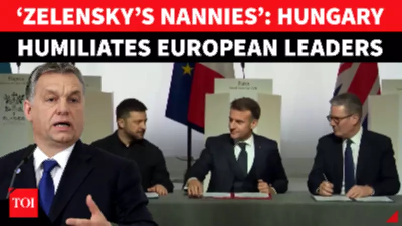 Hungary Accuses EU Leaders of Humiliating Zelensky in US Talks, Warns of Costly Peace