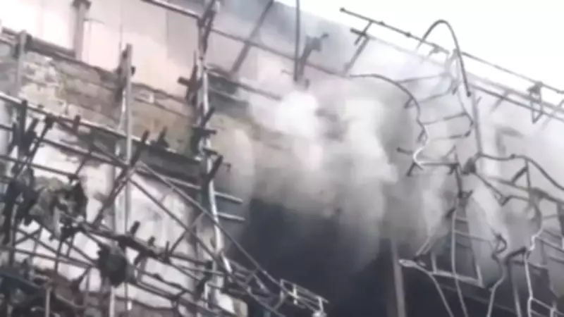 Hyderabad Fire Accident in Jubilee Hills Commercial Building, No Injuries Reported