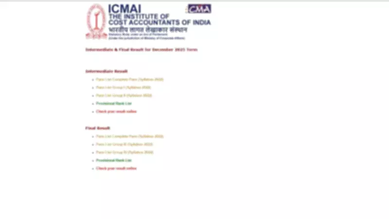 ICMAI CMA June 2025 Results Declared: Check Scorecards Online Now