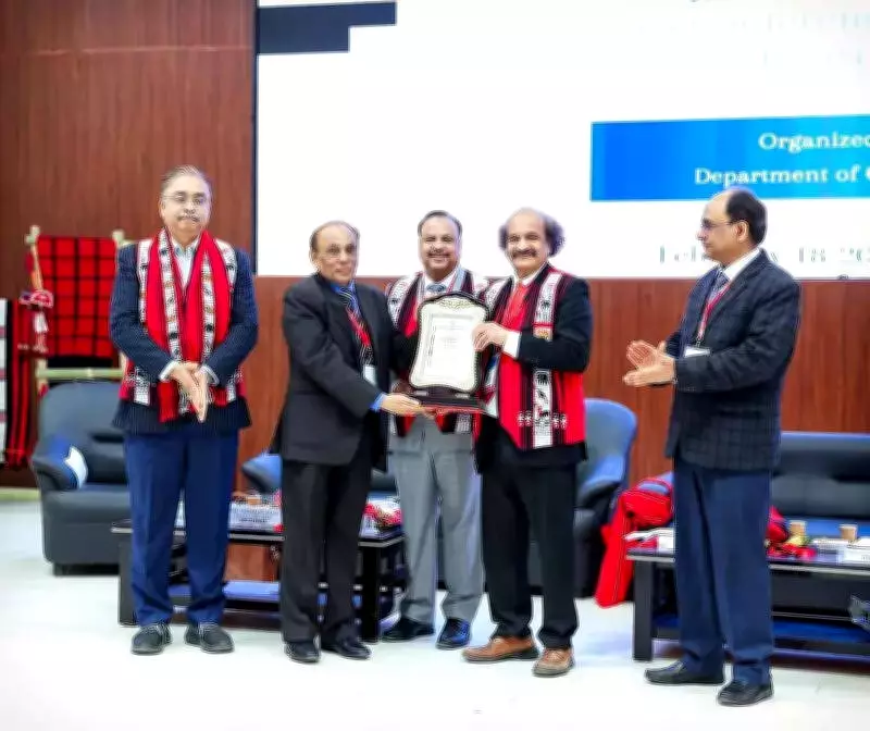 IIT-BHU Professor M A Quraishi Honored with Lifetime Achievement Award by Nagaland University