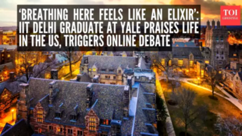 IIT Delhi Grad at Yale Shares Positive US Life Experience, Challenges NRI Narrative