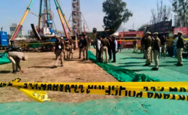 IIT-Delhi Student Critically Injured in Surajkund Fair Swing Collapse