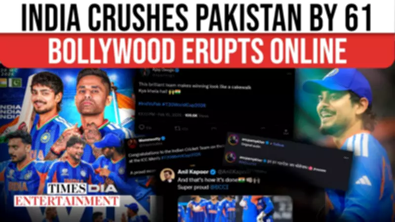 India Crushes Pakistan by 61 Runs in Colombo as Bollywood Celebrates Dominant Victory