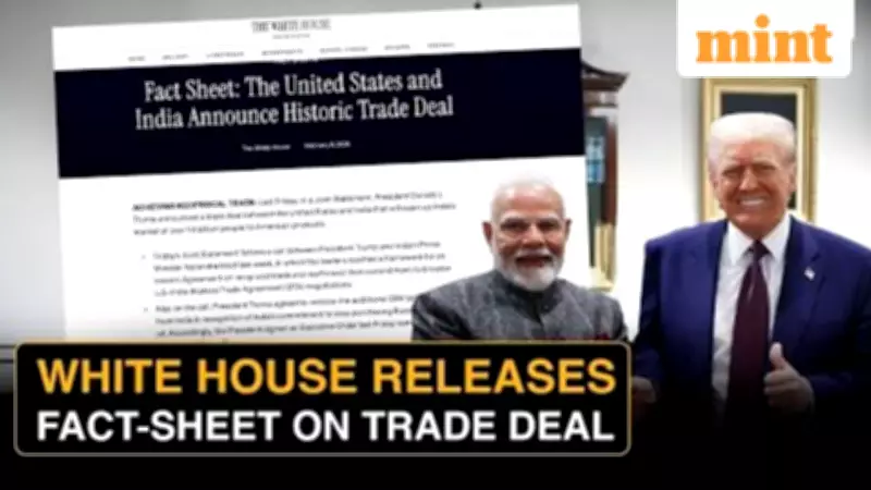 India Halts Russian Oil Imports as US Unveils Historic Trade Deal Fact-sheet