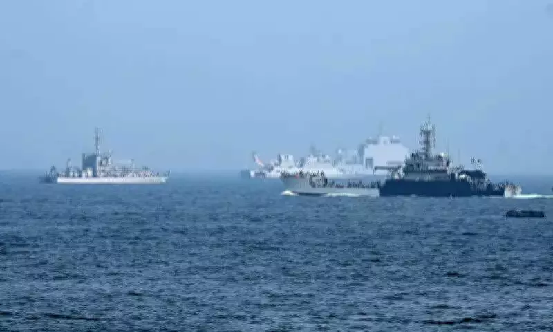 India Hosts Unprecedented Naval Convergence with 71 Warships in Visakhapatnam