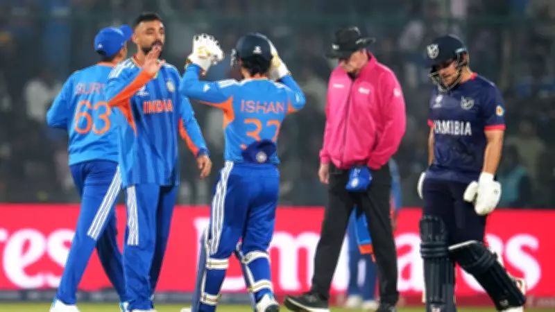 India Secures 93-Run Victory Over Namibia Despite Batting Struggles in Delhi