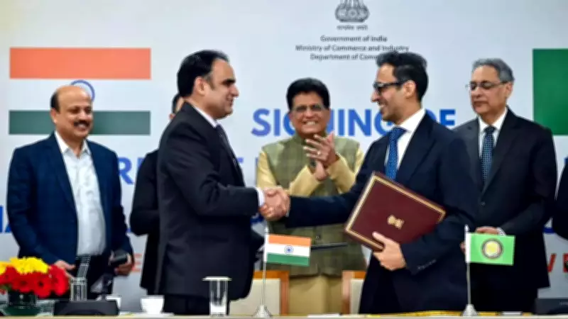 India Signs Terms for GCC Free Trade Agreement Negotiations