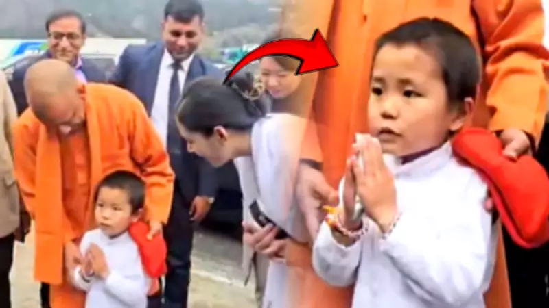 Indian Boy's Touching Gesture to Yogi Adityanath in Japan Goes Viral