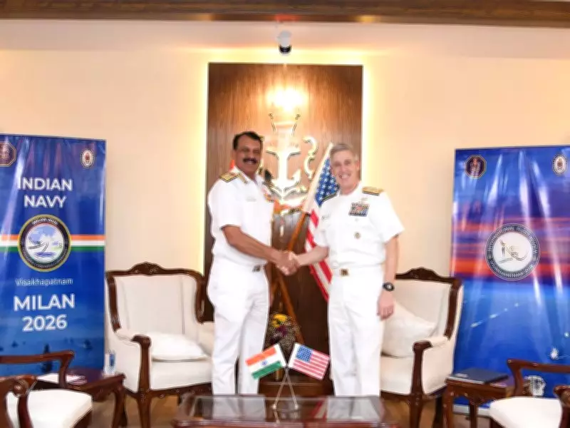 Indian Navy Chief Admiral Dinesh Tripathi Engages in Bilateral Talks with US Pacific Fleet Commander