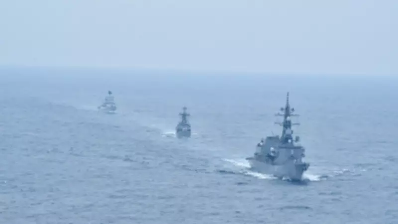 Indian Navy Commands Multinational Task Force, Conducts Trilateral Exercise