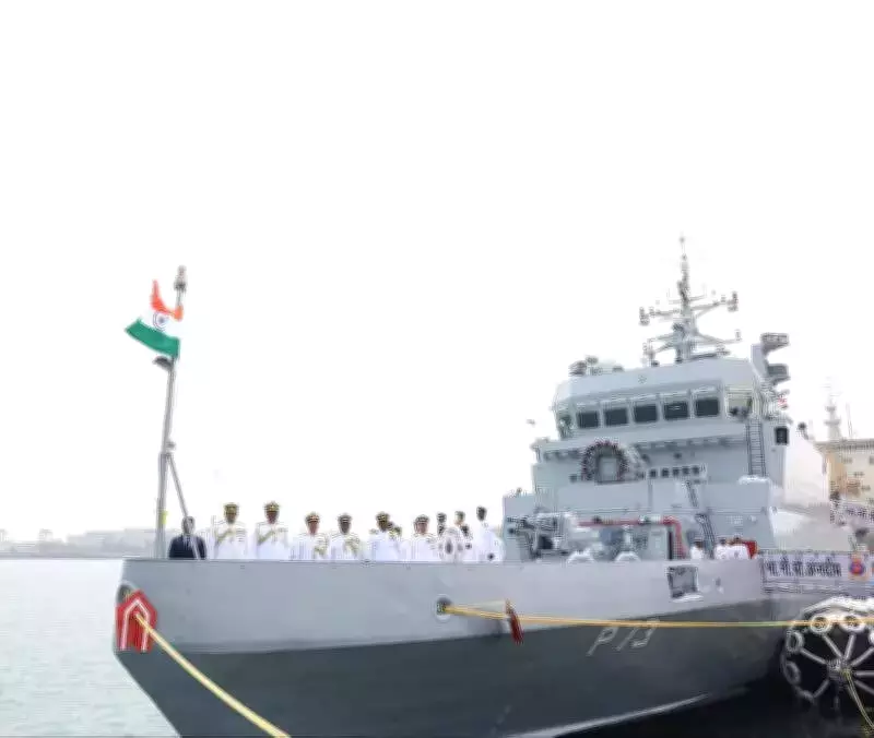 Indian Navy Commissions INS Anjadip, Fourth ASW Shallow Water Craft in Chennai
