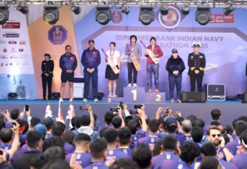Indian Navy Half Marathon in Delhi Draws Strong Participation