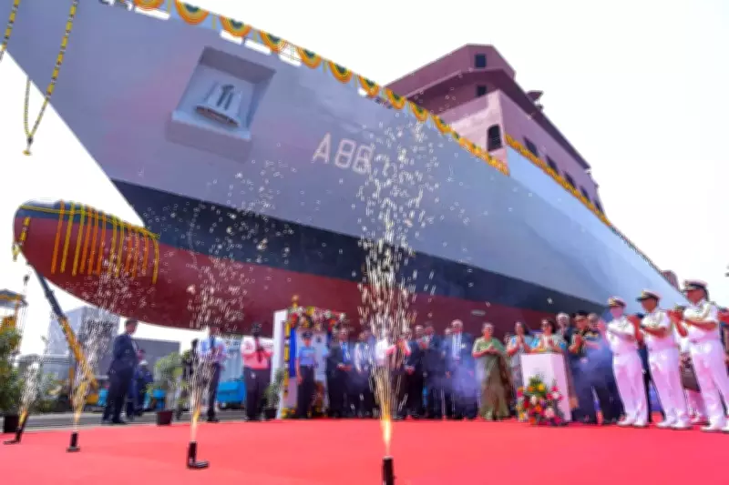 Indian Navy Launches INS Krishna, First Indigenous Cadet Training Ship