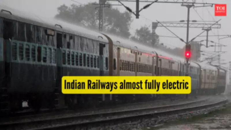 Indian Railways Achieves Near-Total Electrification: A Global Comparison