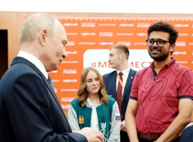 Indian Youth Leader Proposes Russian Culture Centre in Gujarat During Meeting with President Putin