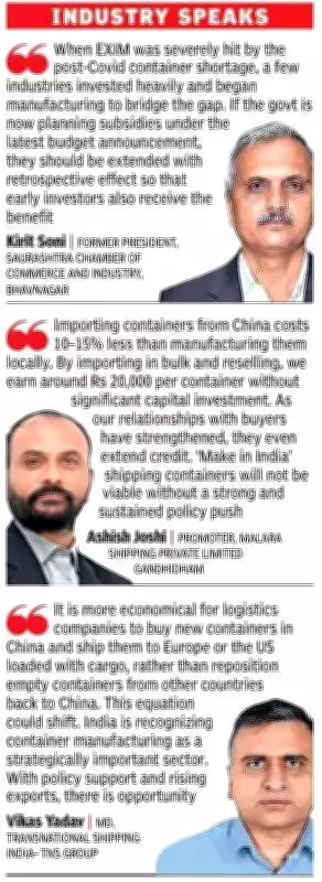 India's Container Manufacturing Push: Gujarat Aims to Break China's Grip